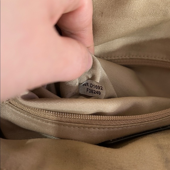 Coach Christie Carryall Purse Leather Exotic Embossed Leather Straps Crossbody - Picture 13 of 16